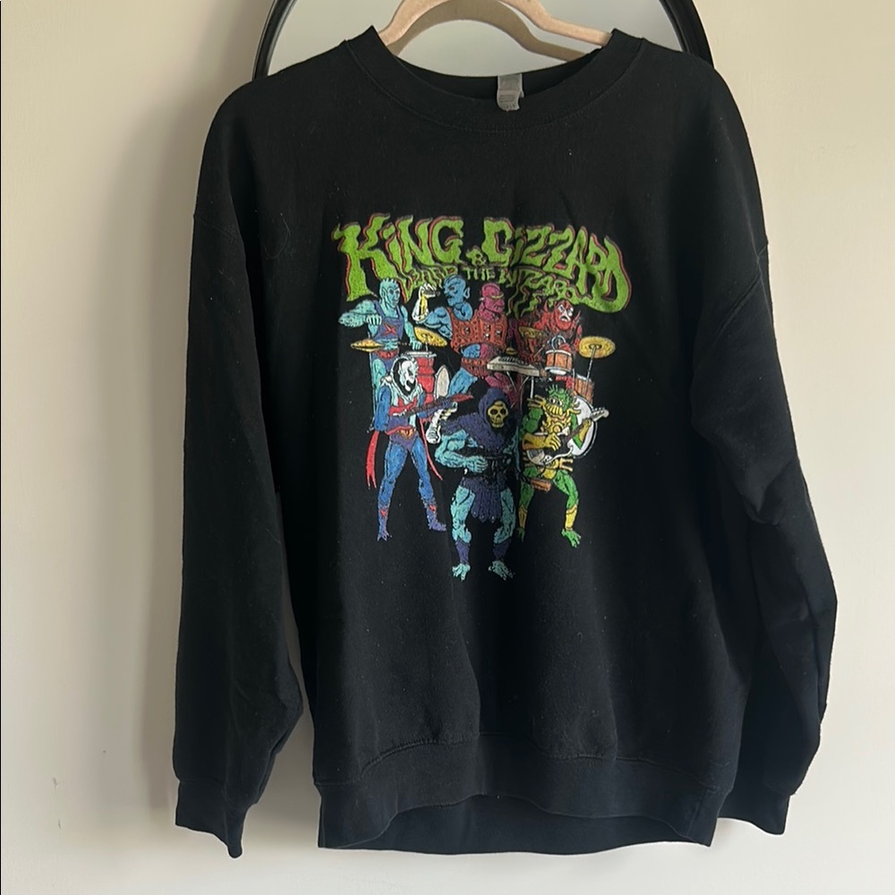 King Gizzard and The Lizard Wizard Black Sweater